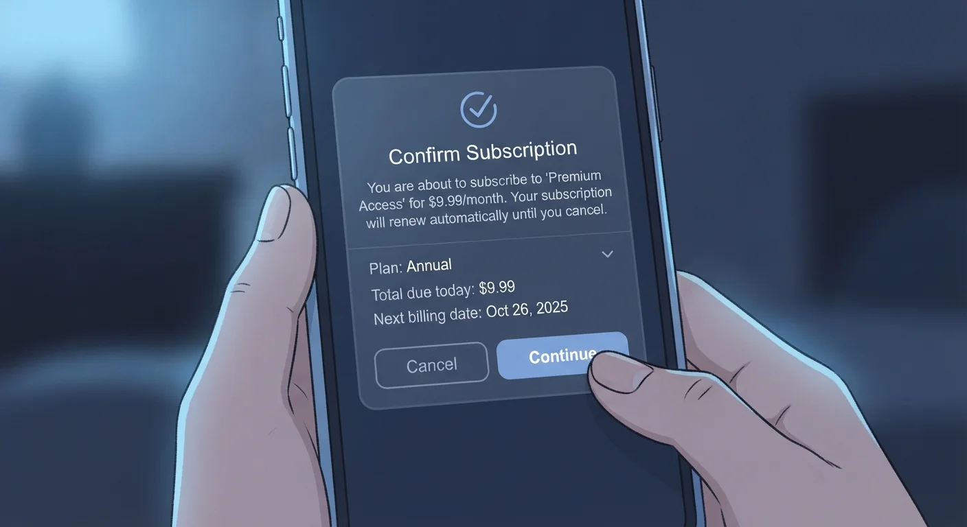 App Subscriptions: What You're Agreeing to Before You Tap 'Continue'