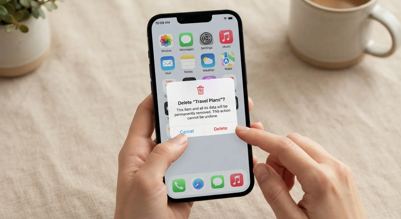 Before You Delete an App: A Short Checklist