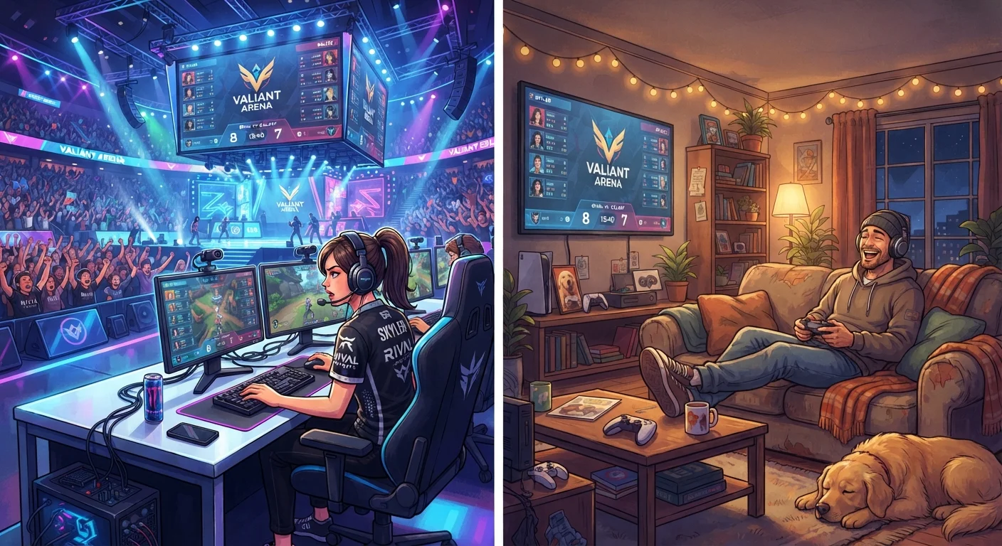 Esports vs. Casual Gaming: Two Worlds Under the Same Roof