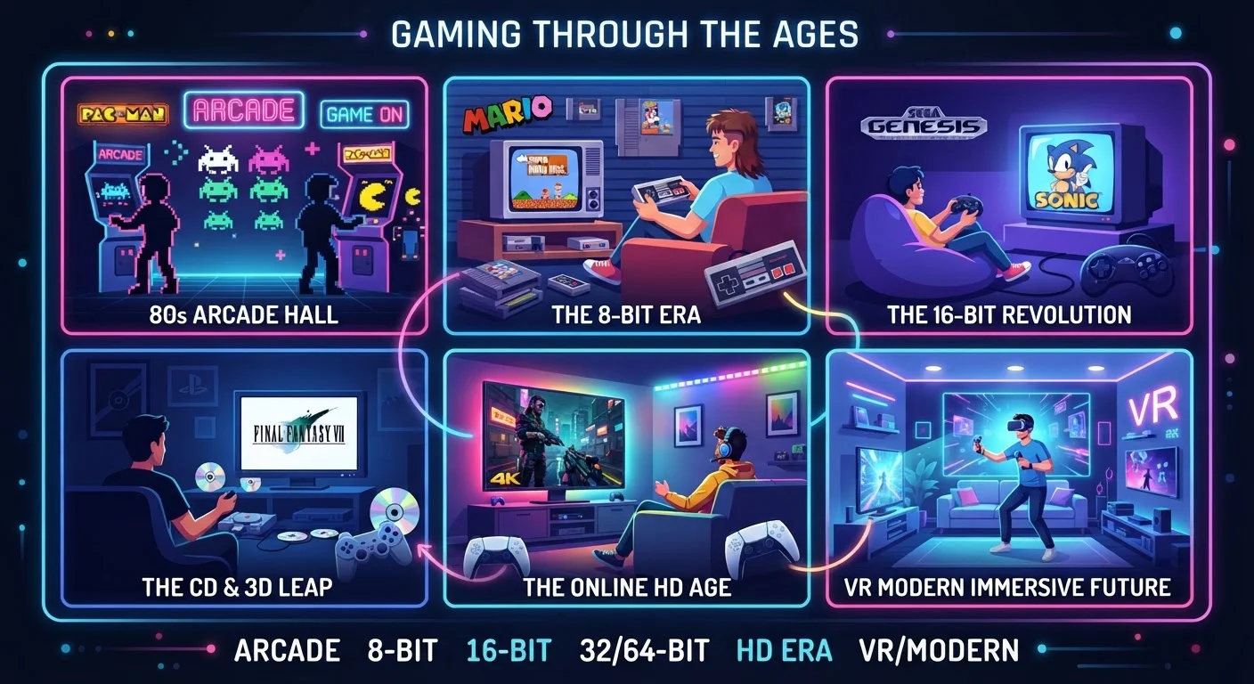 Gaming Through the Decades: How Play Culture Evolved