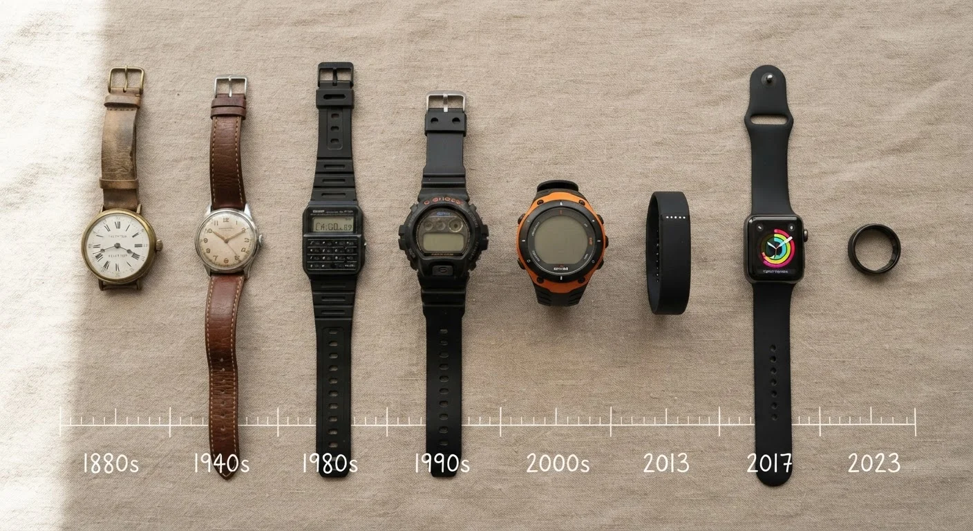 Wearable Tech Through the Years: How We Got From Pedometers to Smart Rings